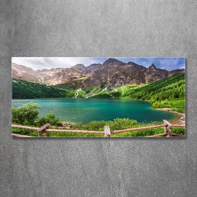 Foto obraz szklany Morskie oko Tatry