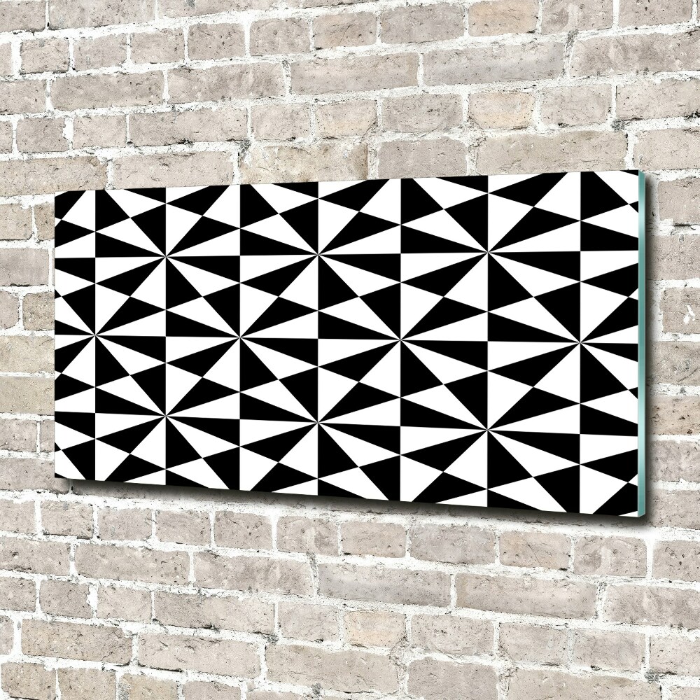 Foto obraz szklany Geometryczne tło
