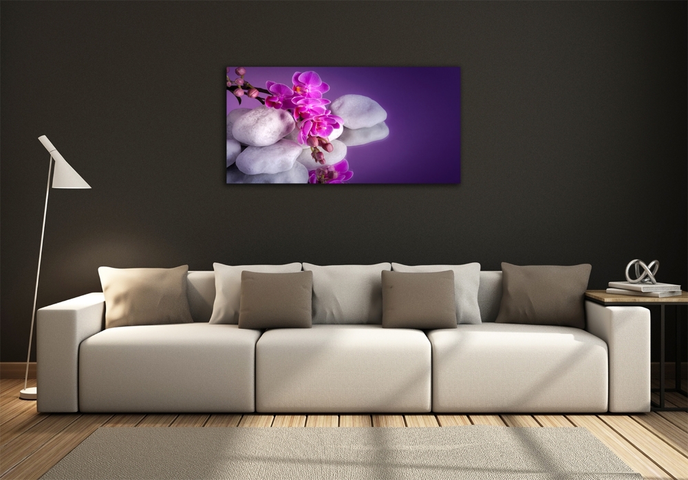 Foto obraz szkło hartowane Orchidea