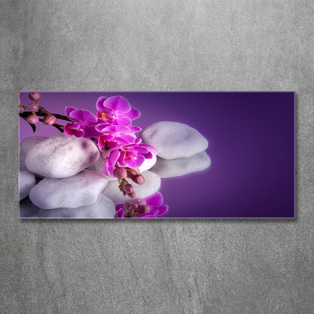 Foto obraz szkło hartowane Orchidea