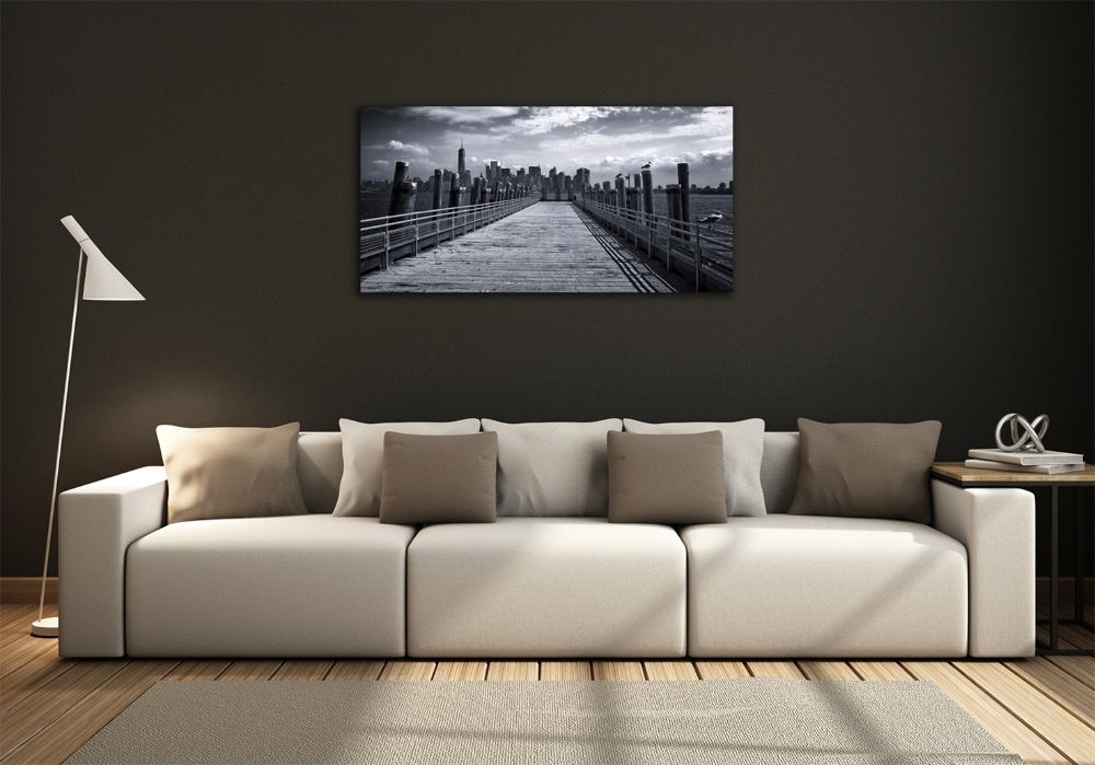 Foto obraz szklany Nowy Jork panorama