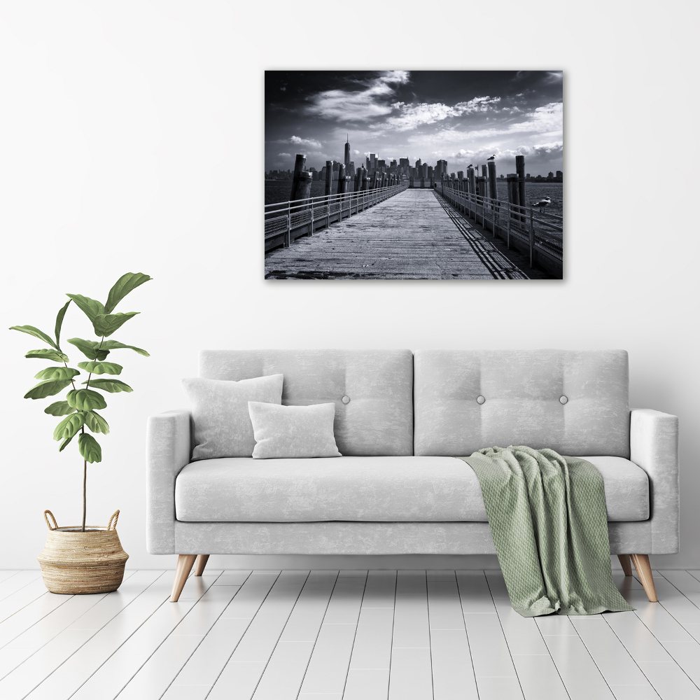 Foto obraz szklany Nowy Jork panorama