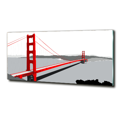 Foto obraz szklany Most San Francisco