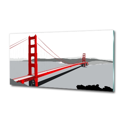 Foto obraz szklany Most San Francisco