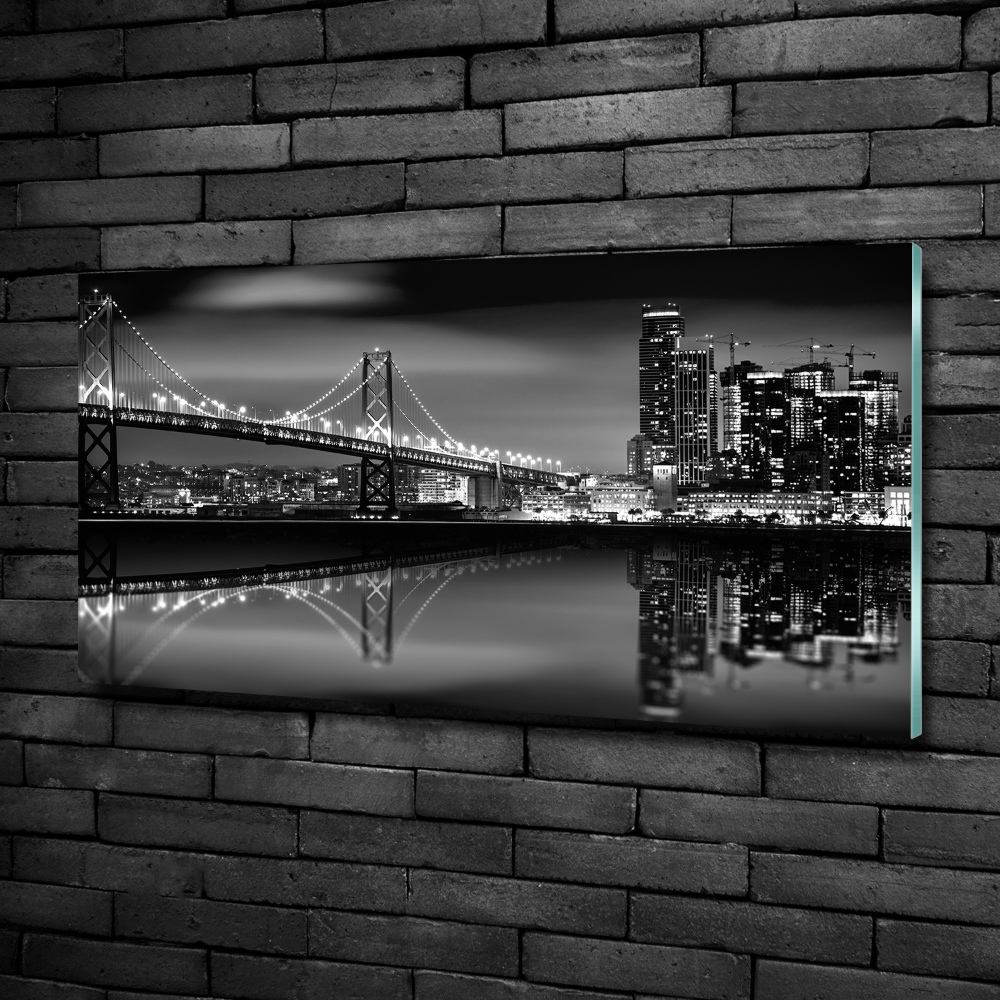 Foto obraz szklany San Francisco nocą