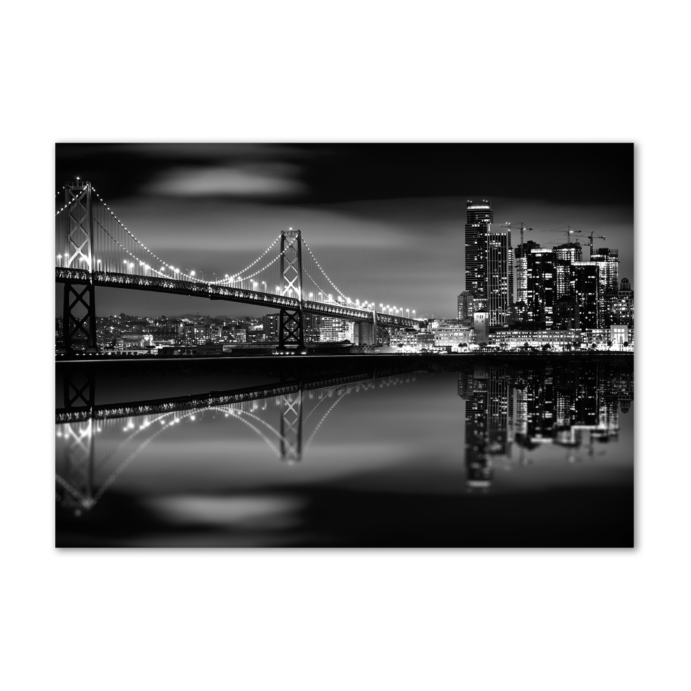Foto obraz szklany San Francisco nocą