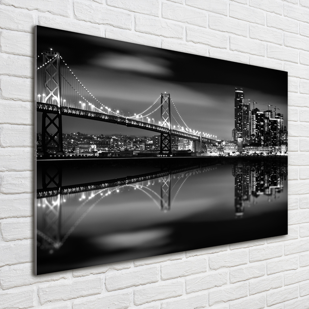 Foto obraz szklany San Francisco nocą