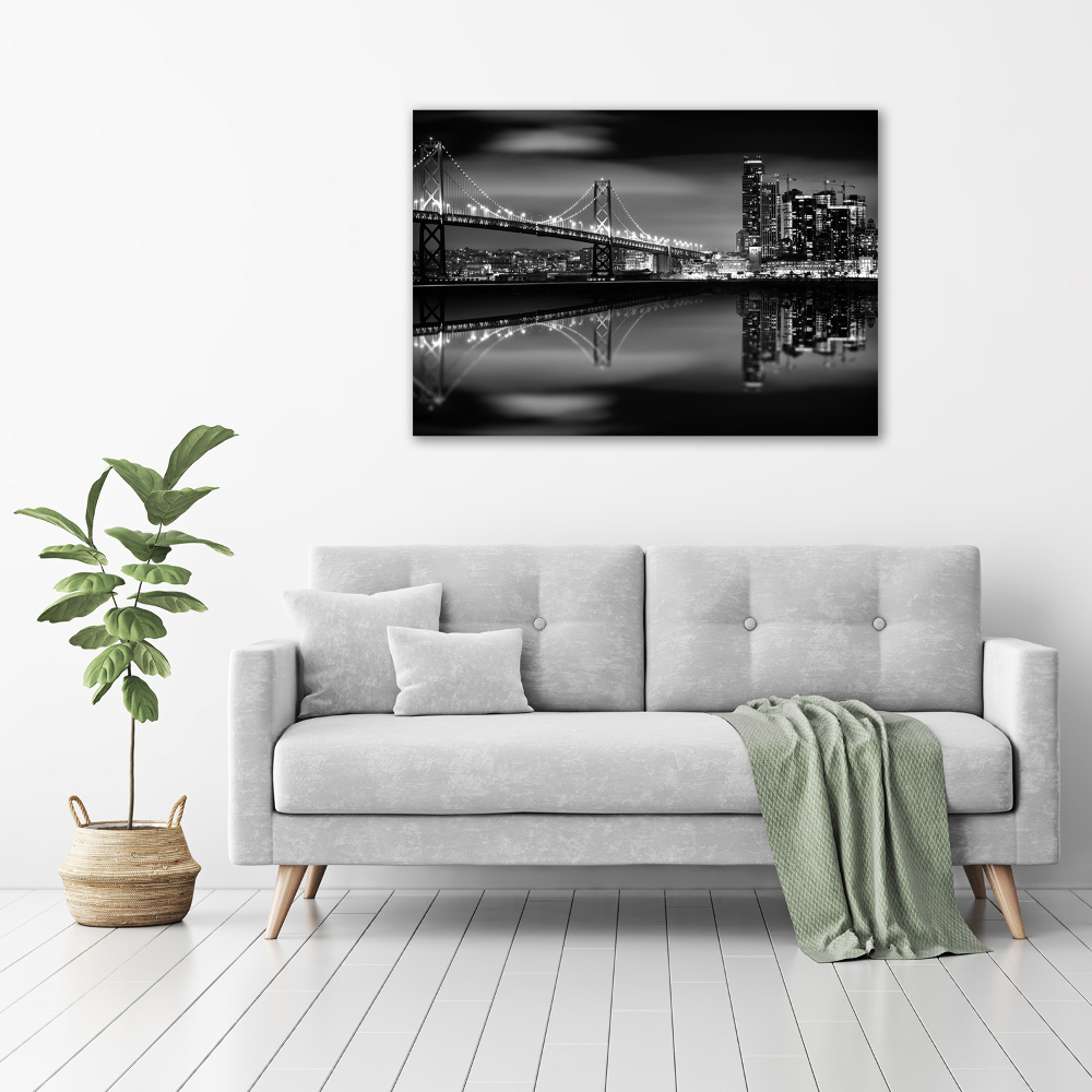 Foto obraz szklany San Francisco nocą