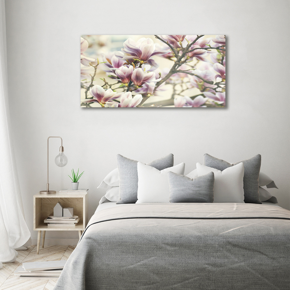 Foto obraz szkło hartowane Magnolia