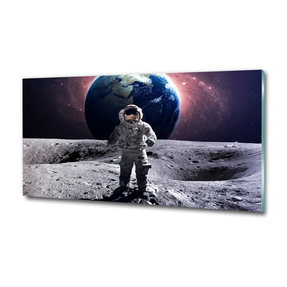 Foto obraz szkło hartowane Astronauta