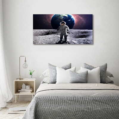 Foto obraz szkło hartowane Astronauta
