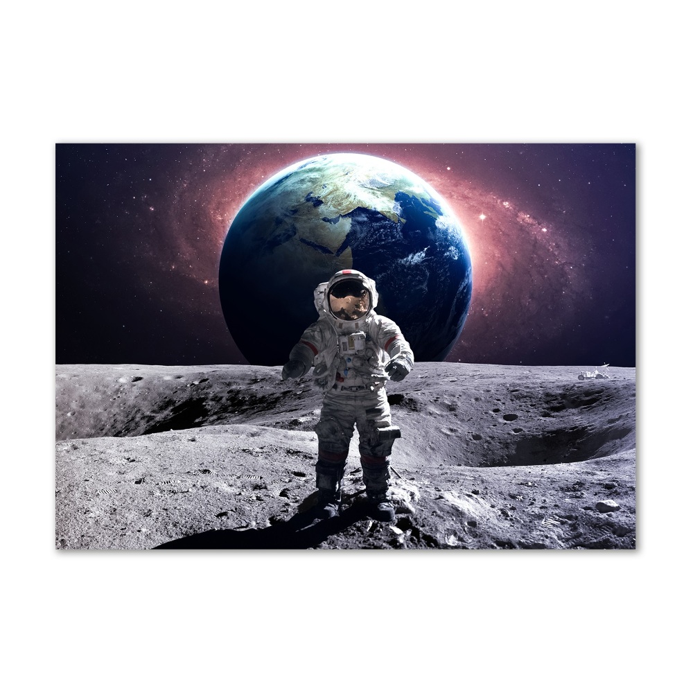 Foto obraz szkło hartowane Astronauta