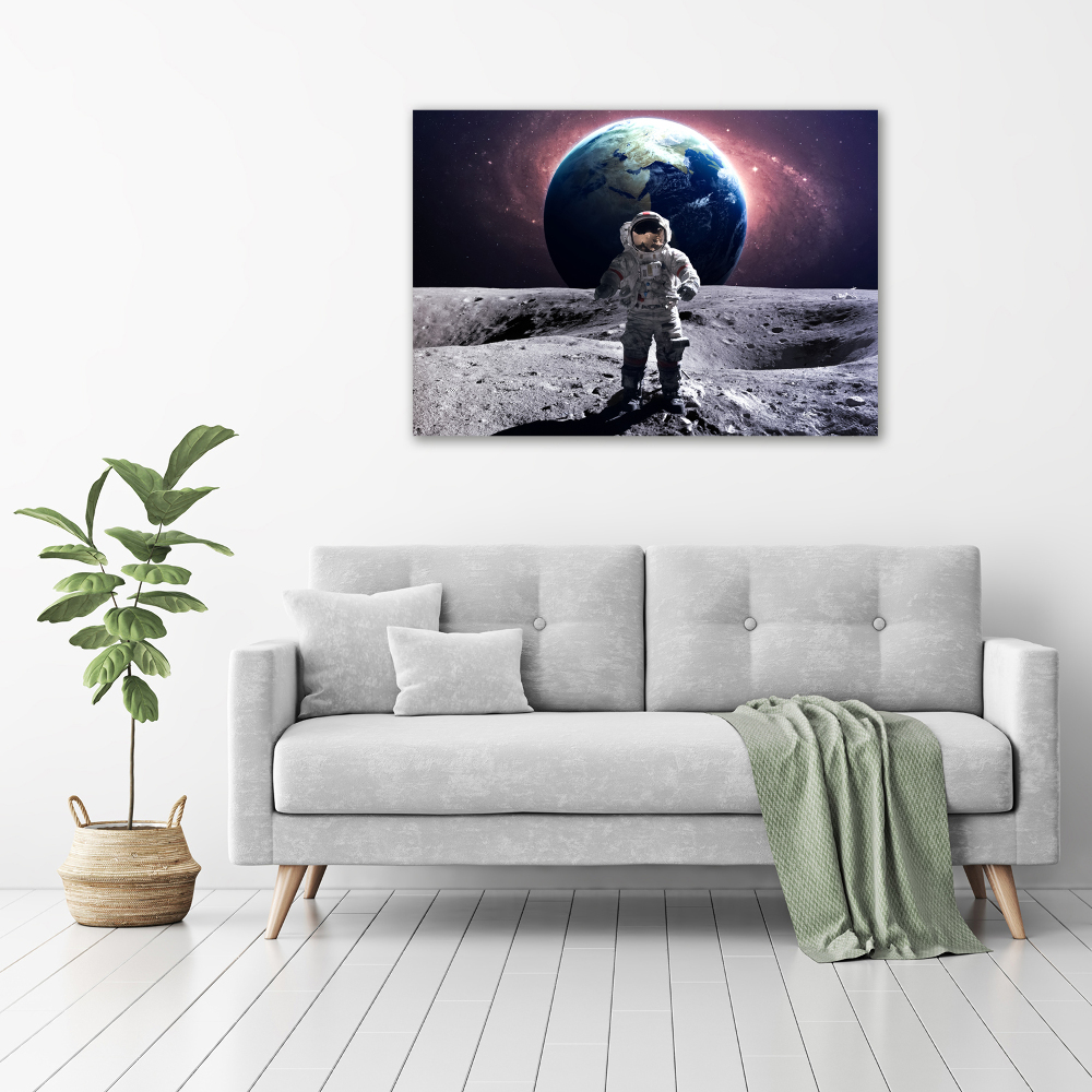 Foto obraz szkło hartowane Astronauta