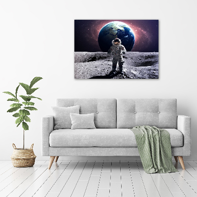 Foto obraz szkło hartowane Astronauta