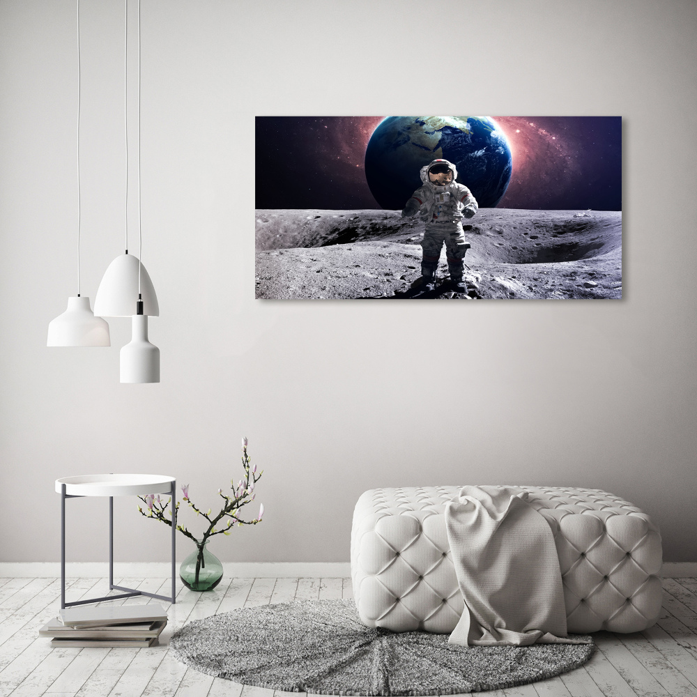 Foto obraz szkło hartowane Astronauta