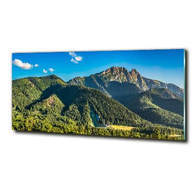 Foto obraz szkło hartowane Panorama Tatr