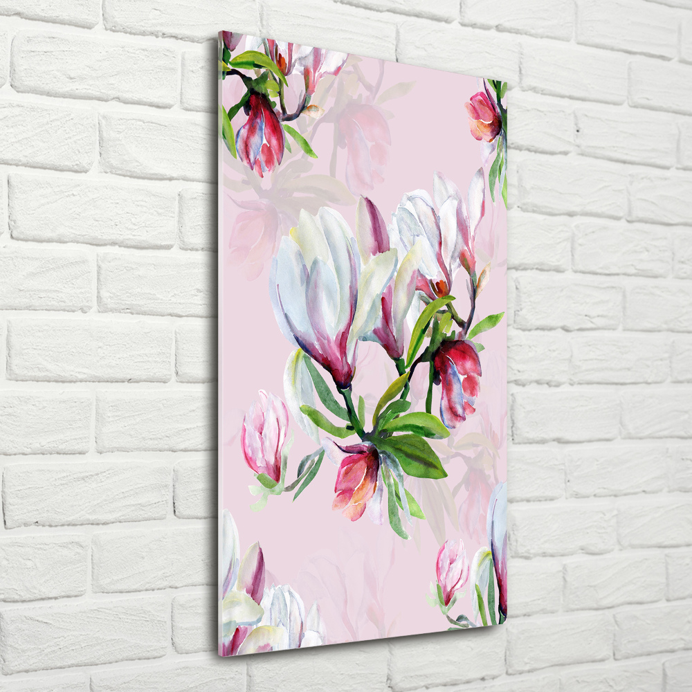 Foto-obraz szkło hartowane pionowy Magnolia
