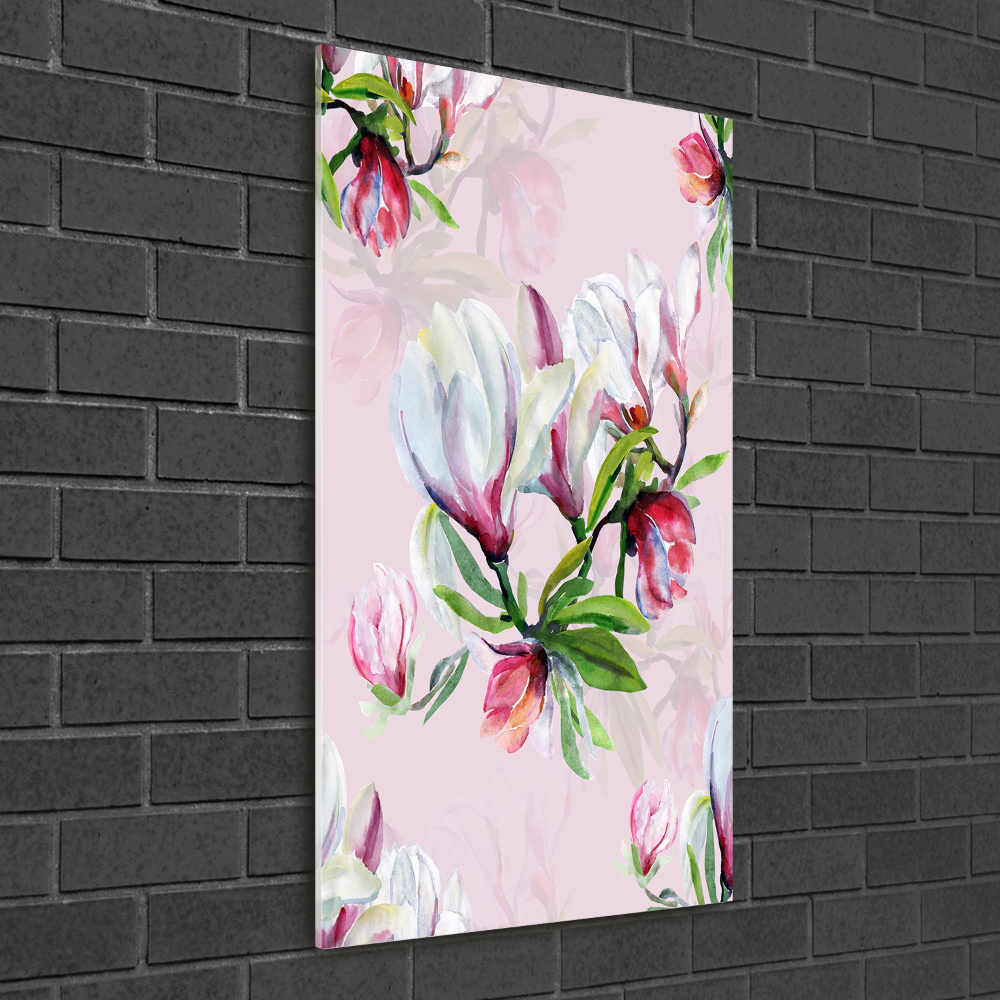 Foto-obraz szkło hartowane pionowy Magnolia