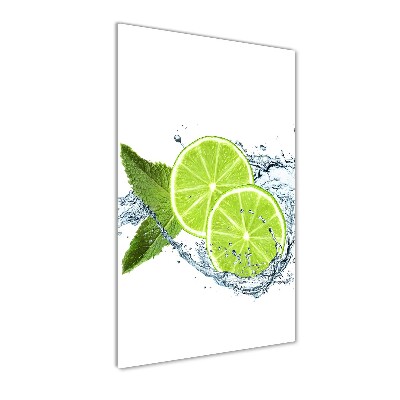 Foto-obraz zdjęcie na szkle pionowy Limonki