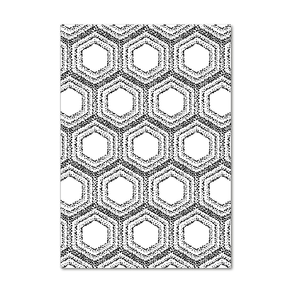 Foto obraz szklany pionowy Geometryczne tło