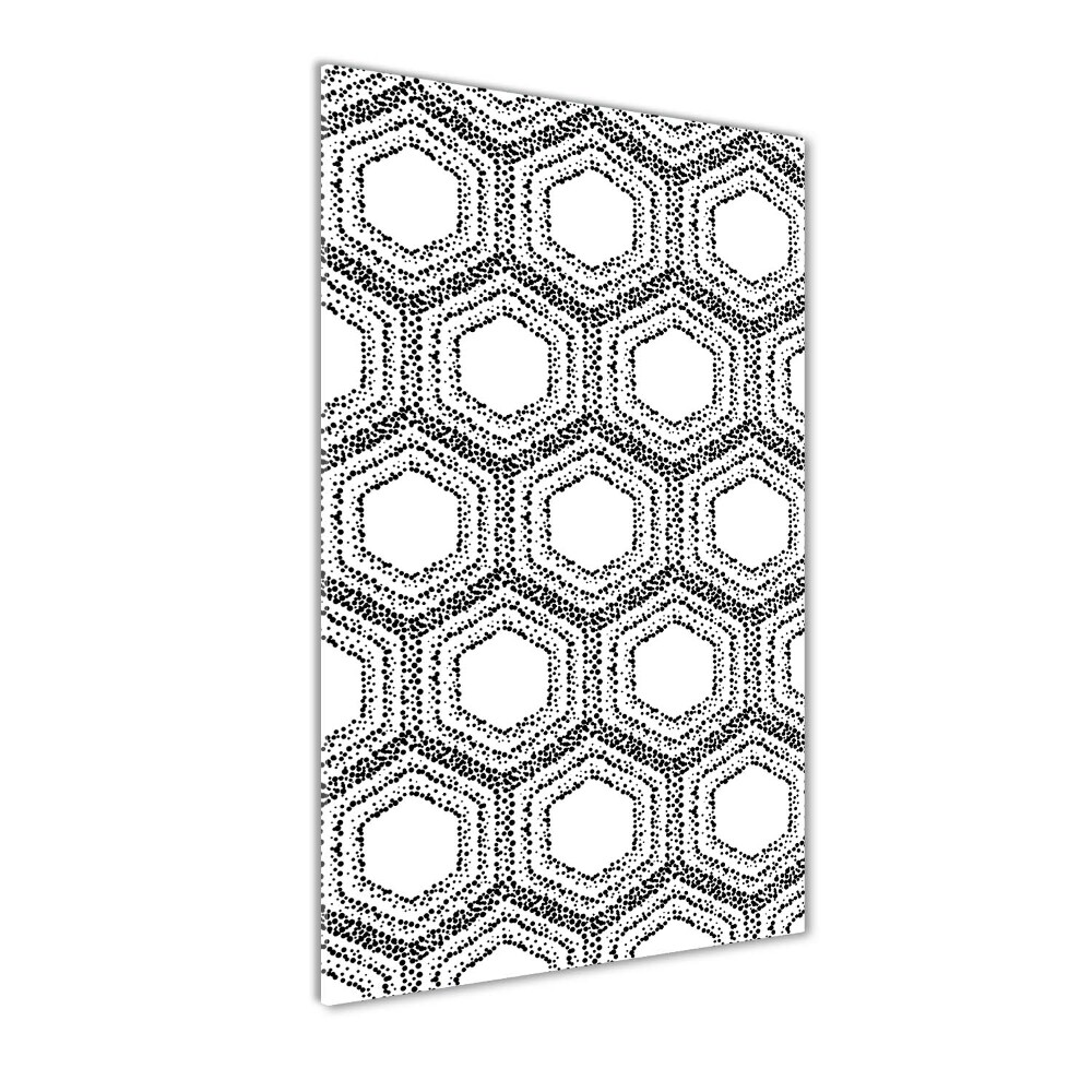 Foto obraz szklany pionowy Geometryczne tło