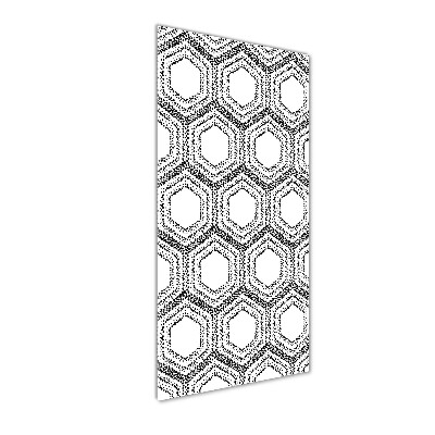 Foto obraz szklany pionowy Geometryczne tło