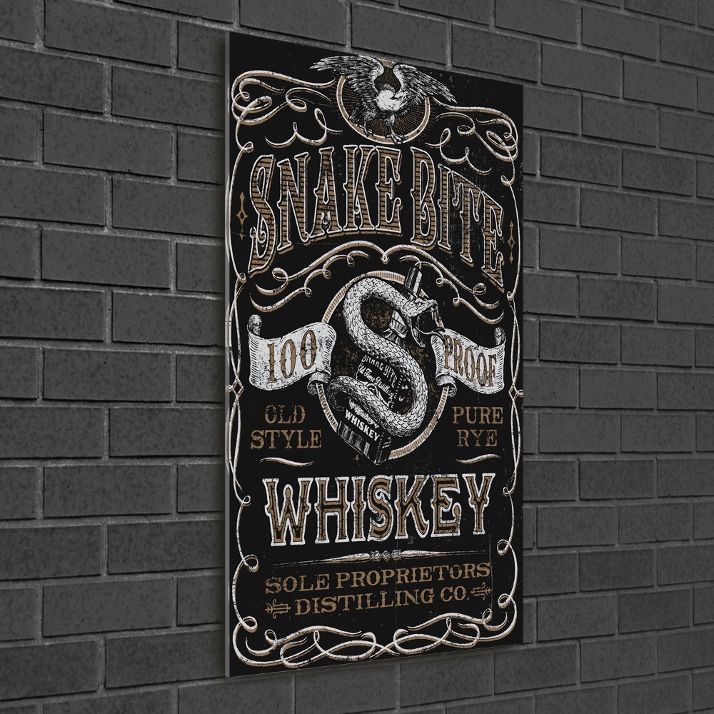 Foto-obraz zdjęcie na szkle pionowy Whiskey