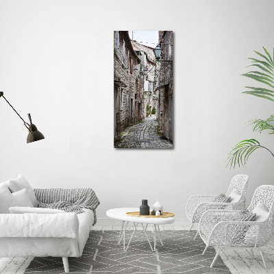 Foto obraz na szkle pionowy Uliczka Chorwacja