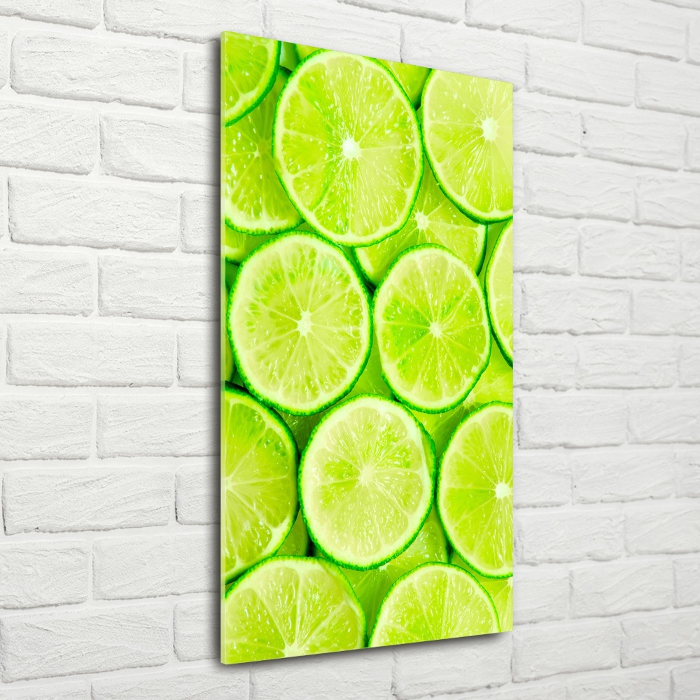 Foto-obraz zdjęcie na szkle pionowy Limonki