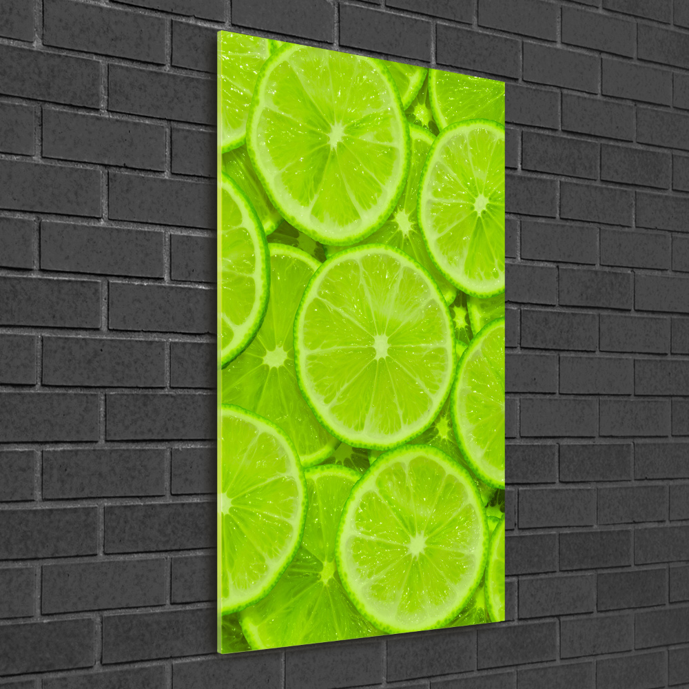 Foto-obraz zdjęcie na szkle pionowy Limonki
