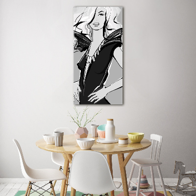 Foto obraz na szkle pionowy Ilustracja mody