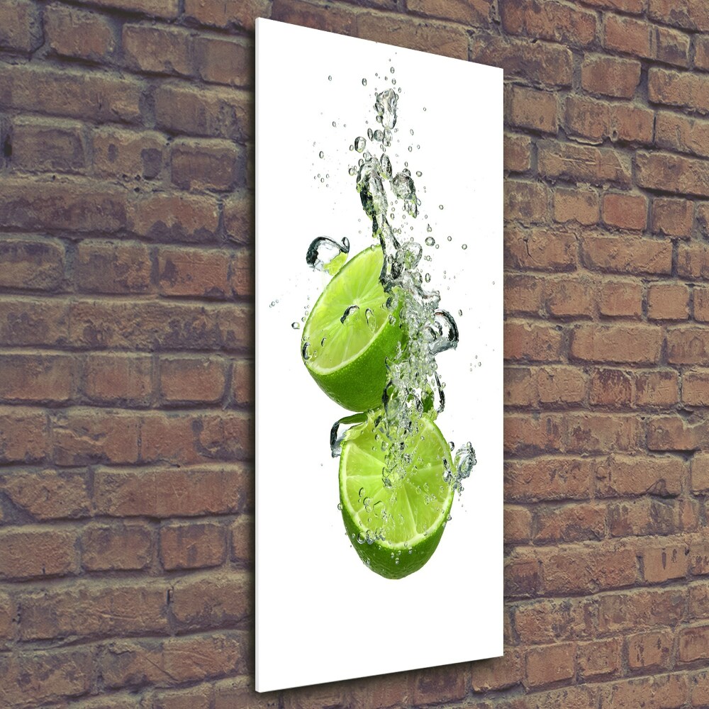 Foto-obraz zdjęcie na szkle pionowy Limonki