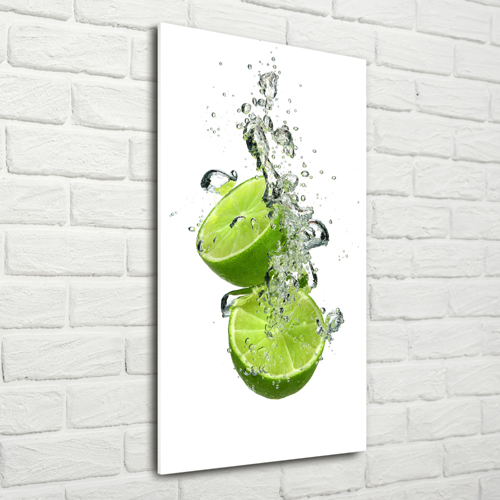 Foto-obraz zdjęcie na szkle pionowy Limonki