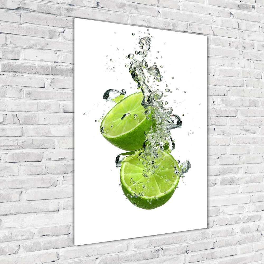 Foto-obraz zdjęcie na szkle pionowy Limonki