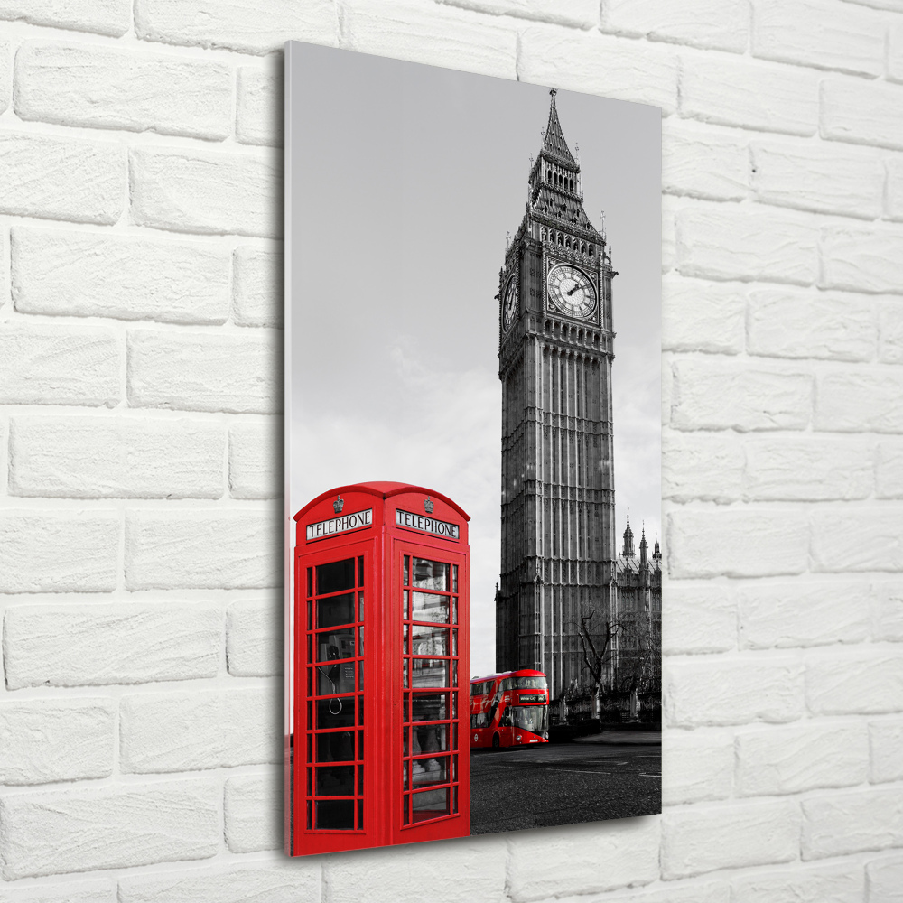 Foto obraz zdjęcie na szkle pionowy Big Ben Londyn
