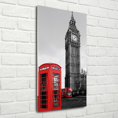 Foto obraz zdjęcie na szkle pionowy Big Ben Londyn