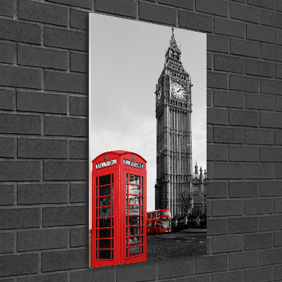 Foto obraz zdjęcie na szkle pionowy Big Ben Londyn