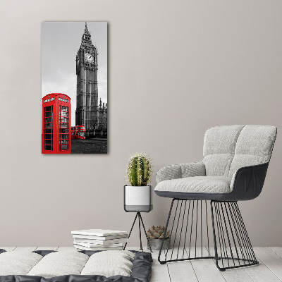 Foto obraz zdjęcie na szkle pionowy Big Ben Londyn