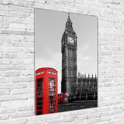 Foto obraz zdjęcie na szkle pionowy Big Ben Londyn
