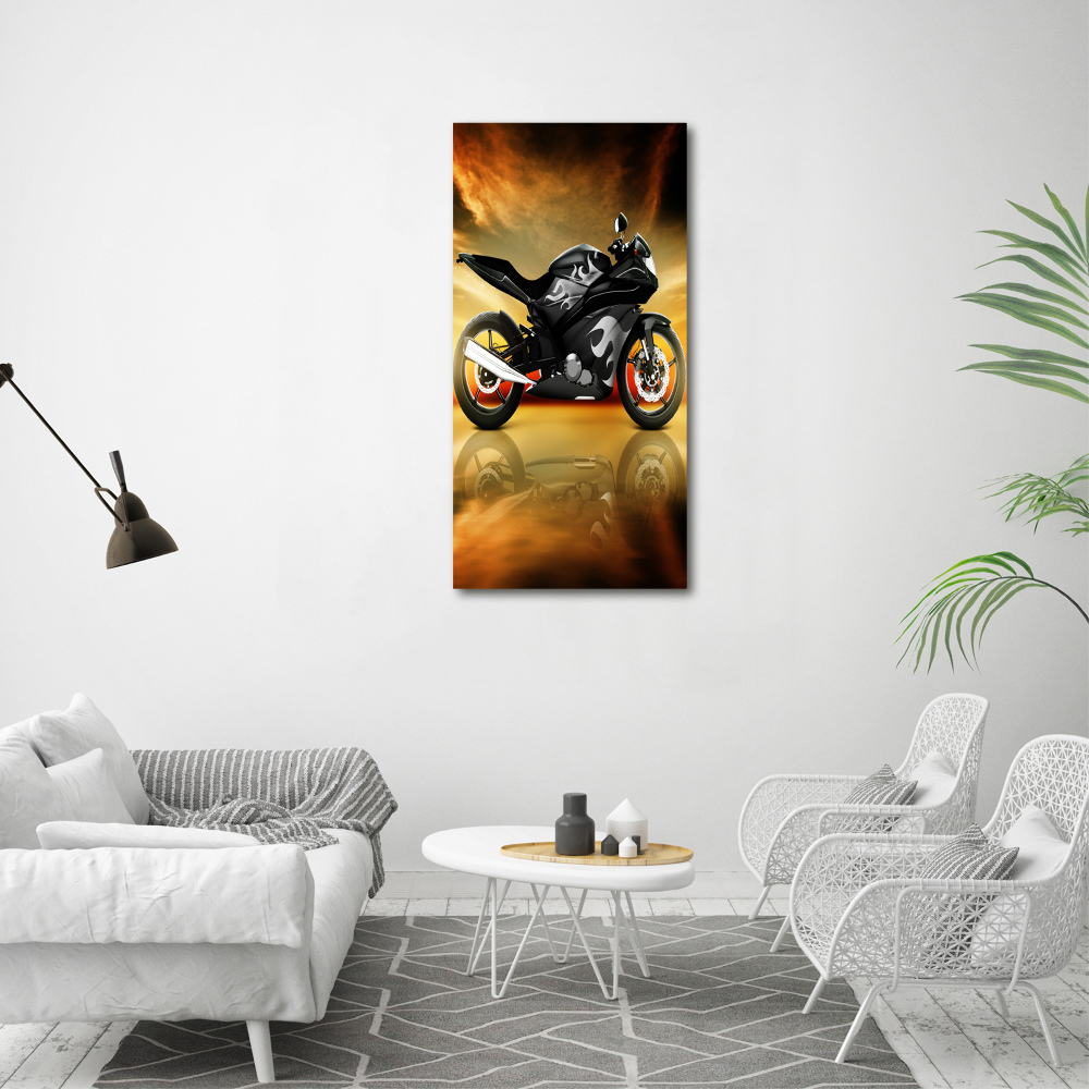 Foto-obraz szkło hartowane pionowy Motocykl