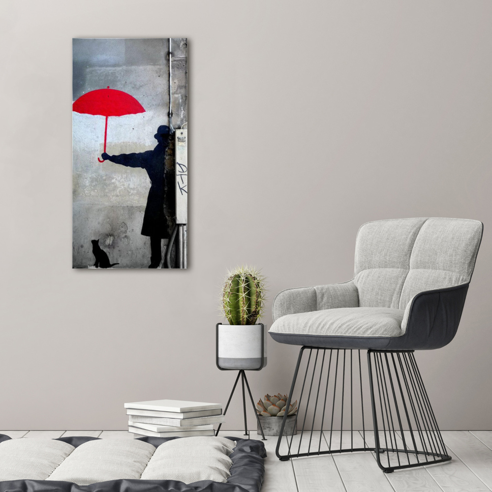 Fotoobraz szklany na ścianę do salonu pionowy Mural