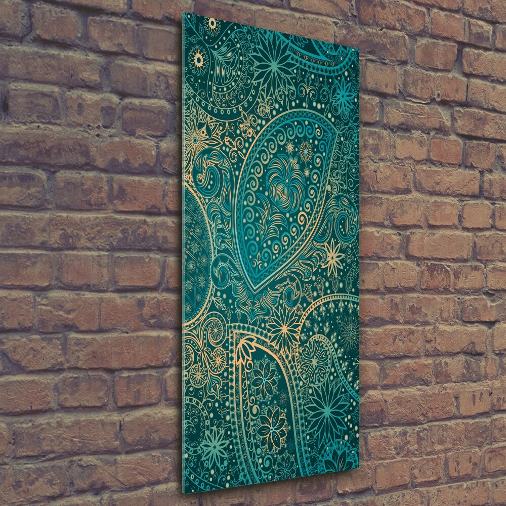 Foto obraz szkło hartowane pionowy Ornamenty