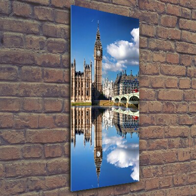 Foto obraz zdjęcie na szkle pionowy Big Ben Londyn