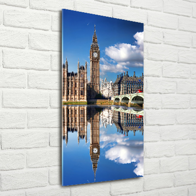 Foto obraz zdjęcie na szkle pionowy Big Ben Londyn