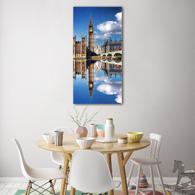 Foto obraz zdjęcie na szkle pionowy Big Ben Londyn