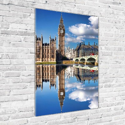 Foto obraz zdjęcie na szkle pionowy Big Ben Londyn