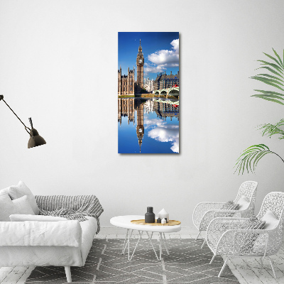 Foto obraz zdjęcie na szkle pionowy Big Ben Londyn