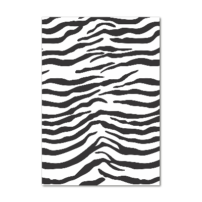 Foto obraz szkło hartowane pionowy Zebra tło
