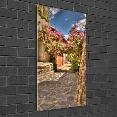 Foto obraz na szkle pionowy Francuskie uliczki