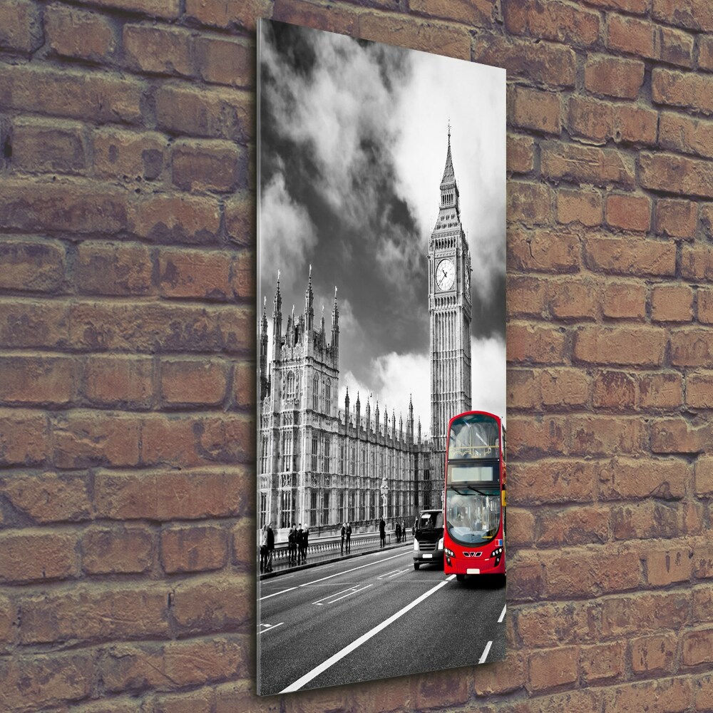 Foto obraz zdjęcie na szkle pionowy Big Ben Londyn